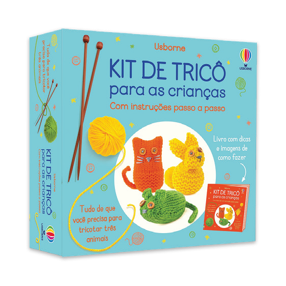 Kit De Tricô Para As Crianças