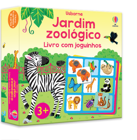 Jardim Zoológico: Livro Com Joguinhos