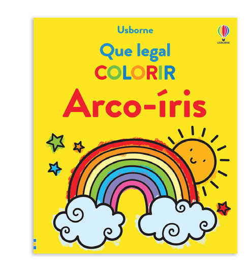 Que Legal Colorir: Arco-íris
