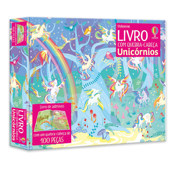 Unicórnios: Livro Com Quebra-cabeças