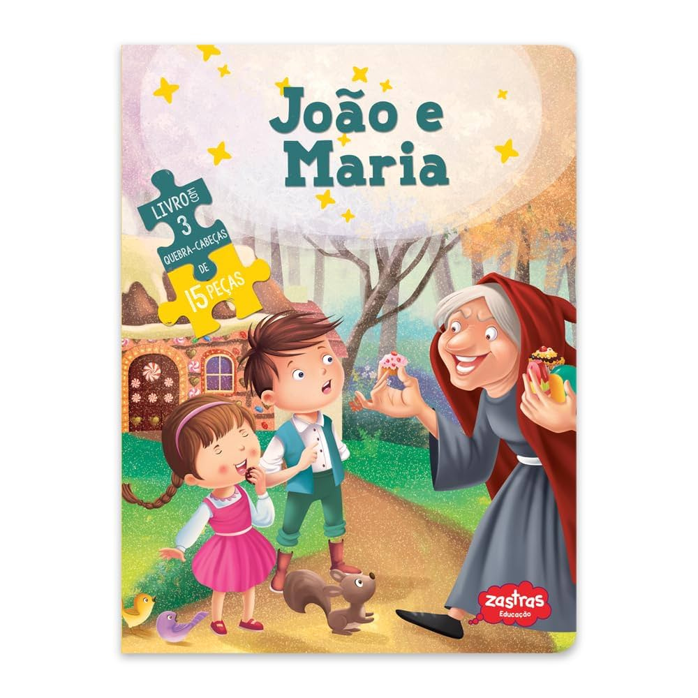 João E Maria: Livro Com Quebra Cabeça