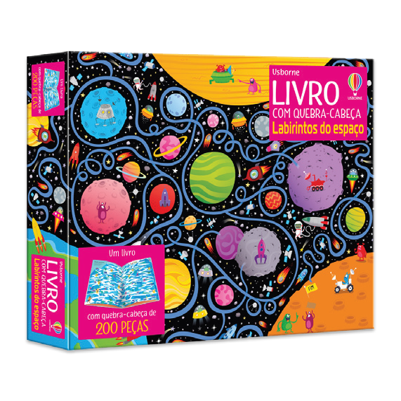 Labirintos Do Espaço: Livro Com Quebra-cabeça