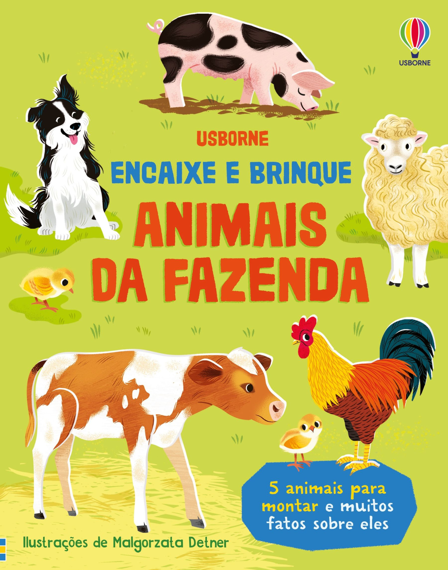 Animais da Fazenda Encaixe e Brinque