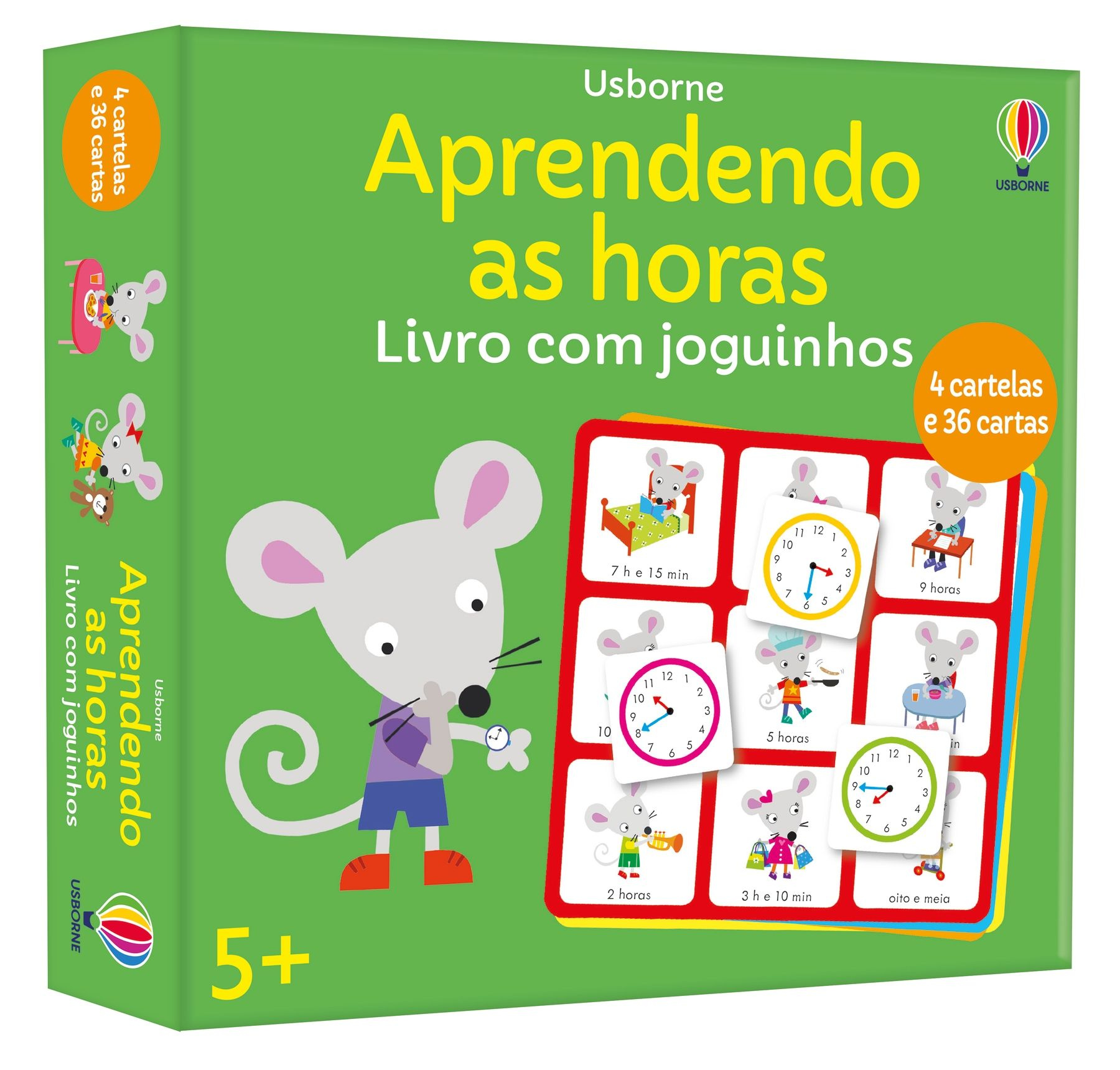Aprendendo As Horas: Livro Com Joguinhos