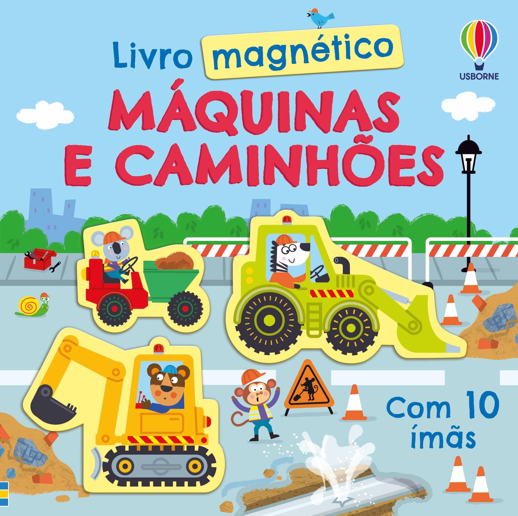 Livro Magnético Máquinas E Caminhões 
