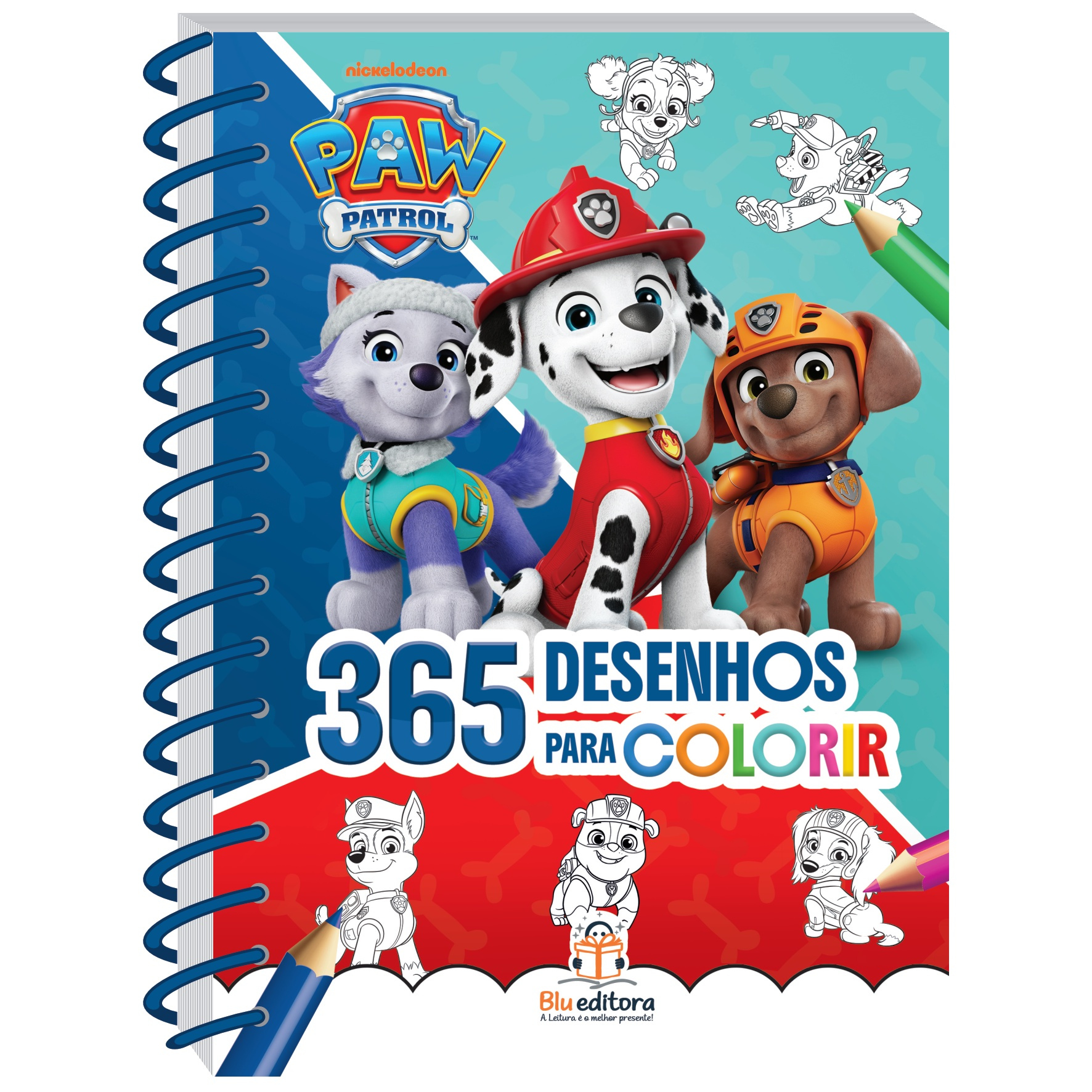 365 DESENHOS PARA COLORIR PATRULHA CANINA AZUL
