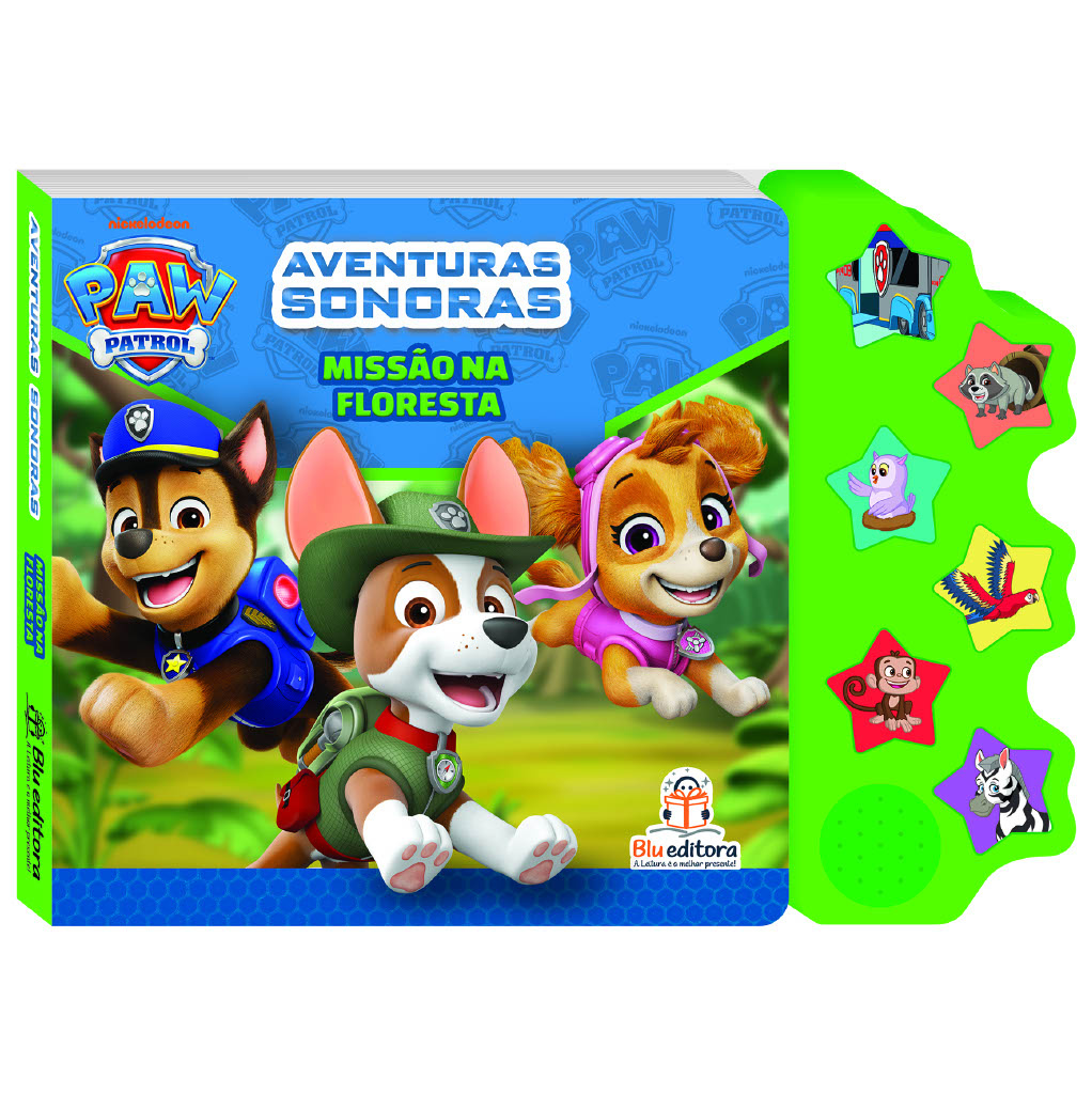 LIVRO PATRULHA CANINA - AVENTURAS SONORAS: MISSÃO NA FLORESTA