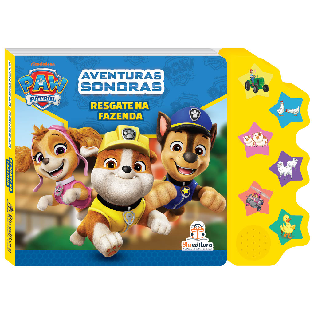 LIVRO PATRULHA CANINA - AVENTURAS SONORAS: RESGATE NA FAZENDA
