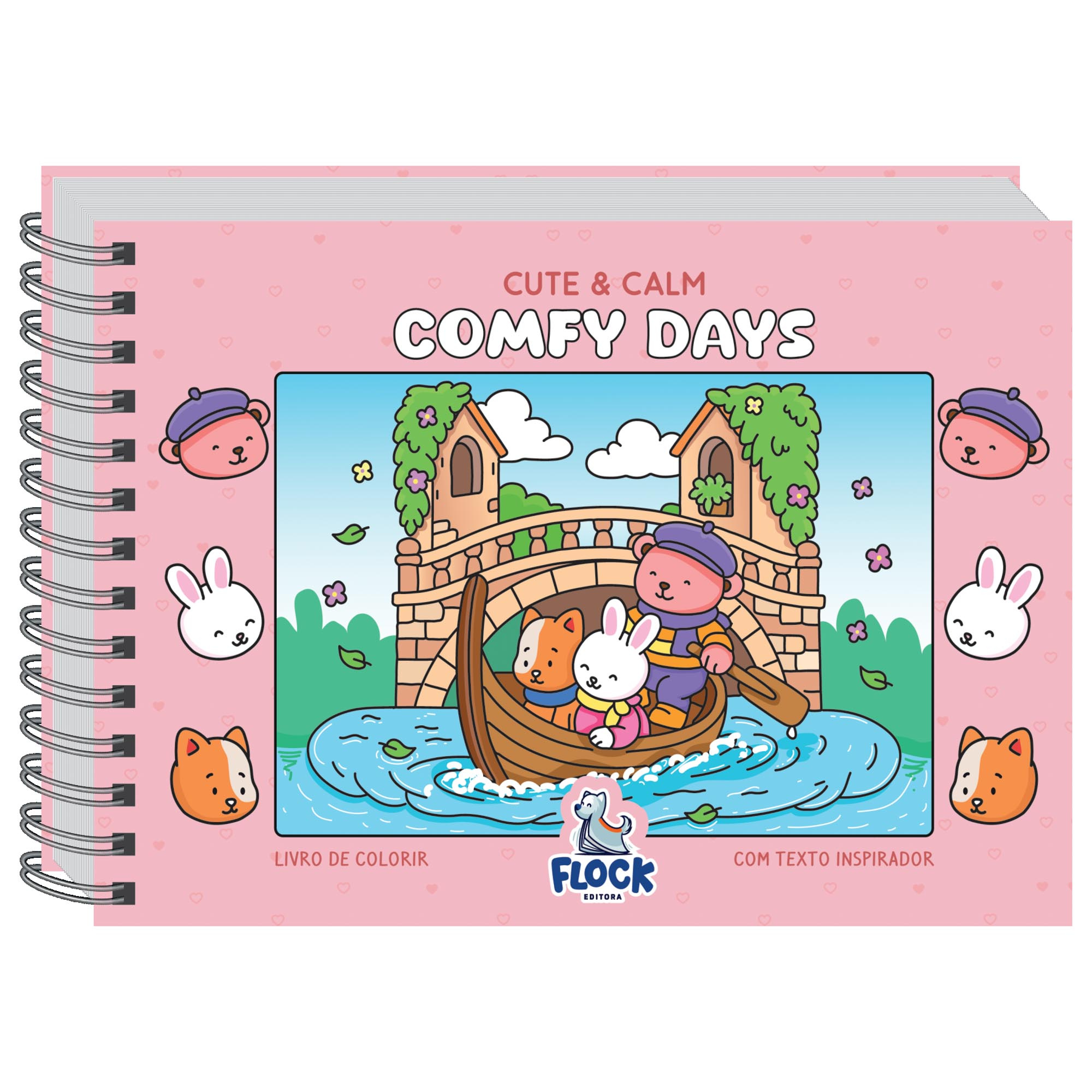 LIVRO DE COLORIR: CUTE & CALM: COMFY DAYS