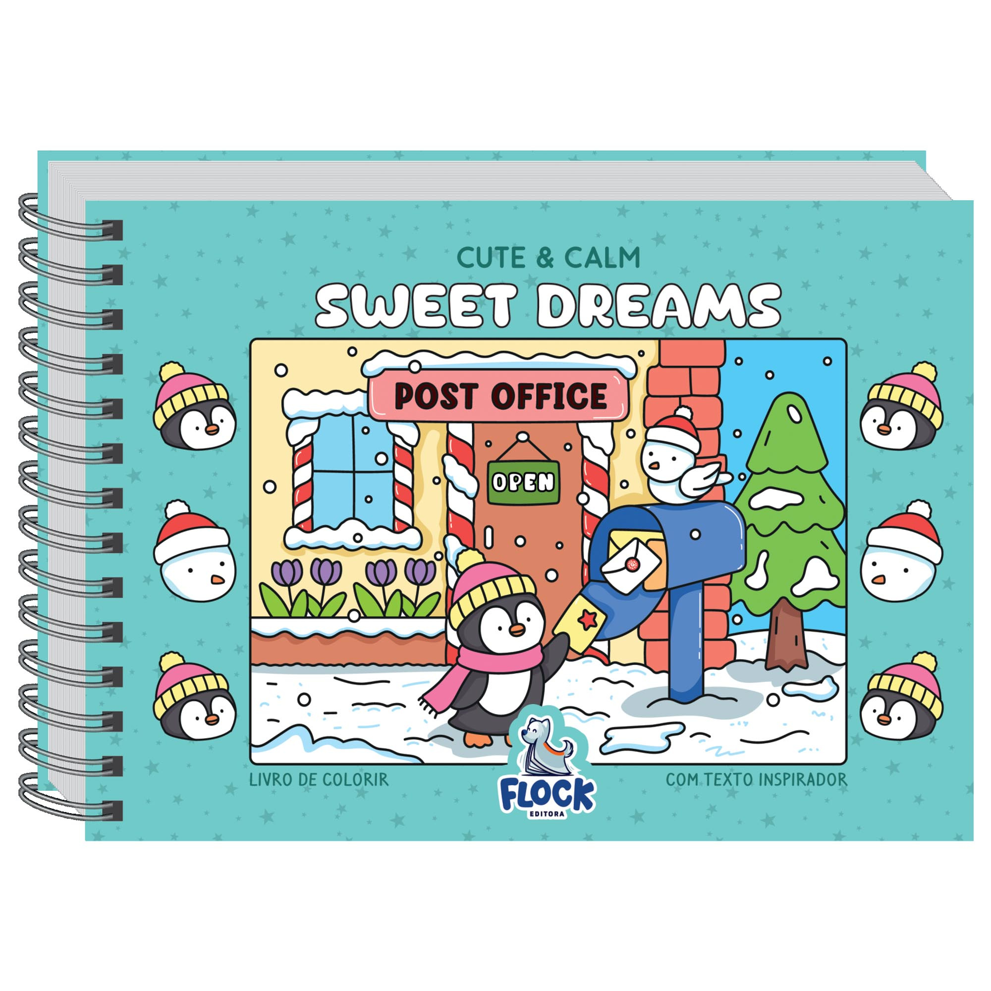 LIVRO DE COLORIR CUTE & CALM SWEET DREAMS