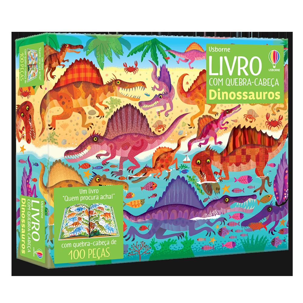 Dinossauros: Livro Com Quebra-cabeça