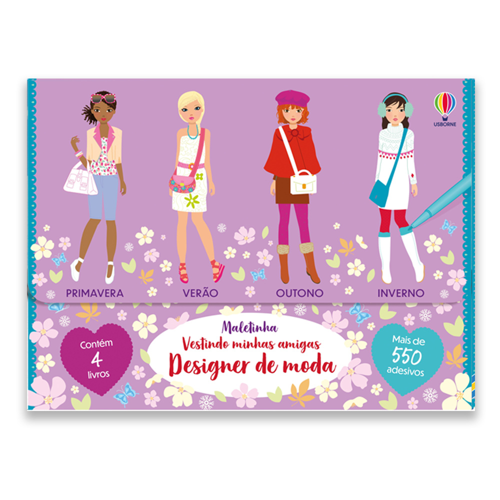 Designer De Moda: Maletinha Vestindo Minhas Amigas