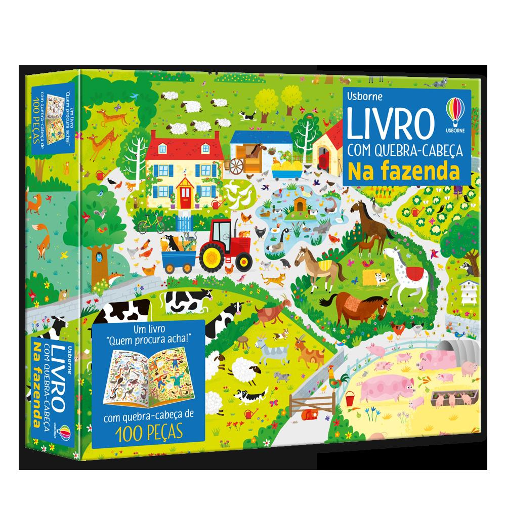 Na Fazenda: Livro Com Quebra-cabeça
