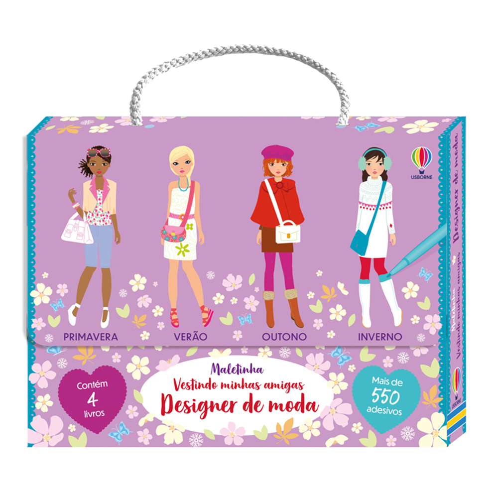 Designer De Moda: Maletinha Vestindo Minhas Amigas