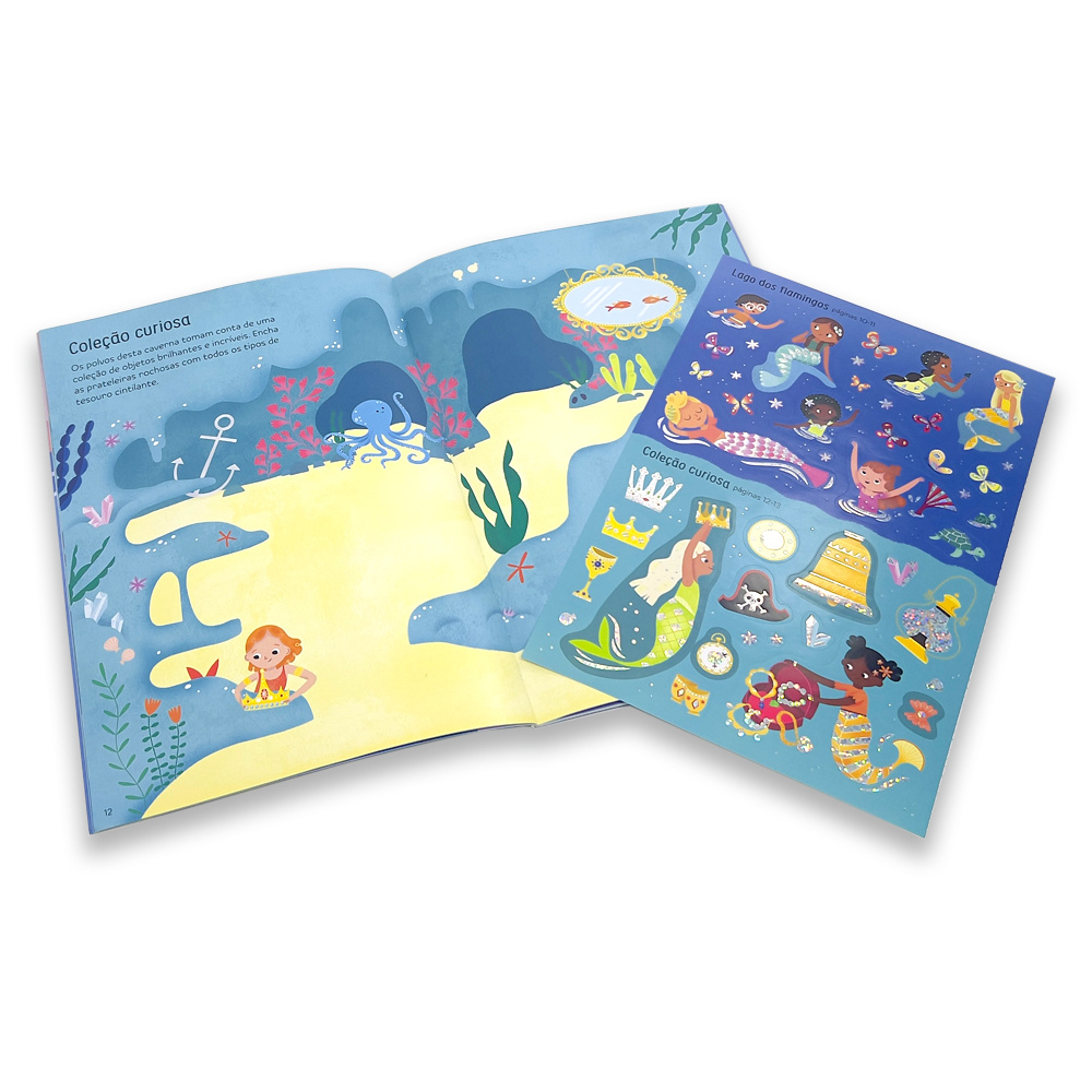Sereias Brilhantes: Adesivos Brilhantes