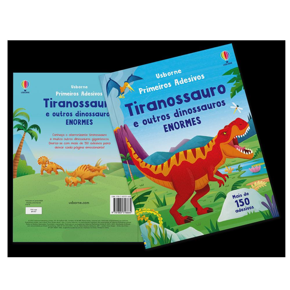 Tiranossauro E Outros Dinossauros Enormes: Primeiros Adesivos