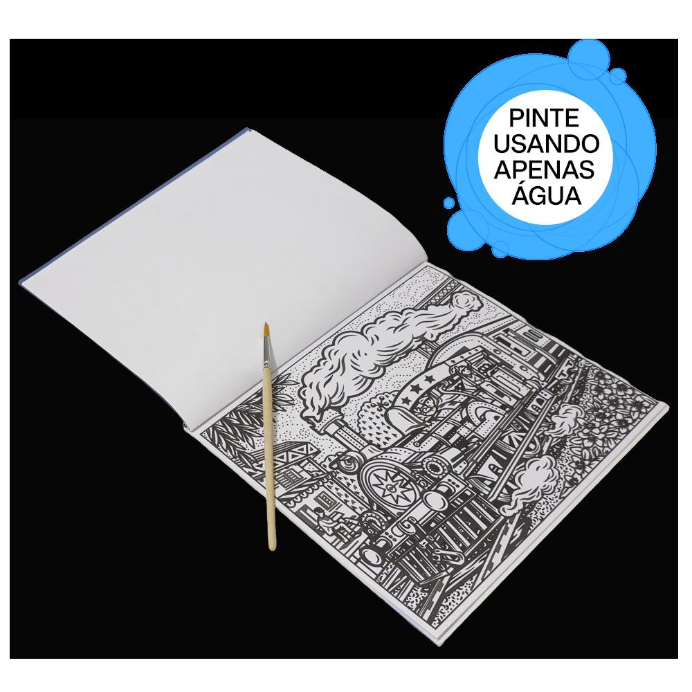 Trens: Livro Mágico De Colorir